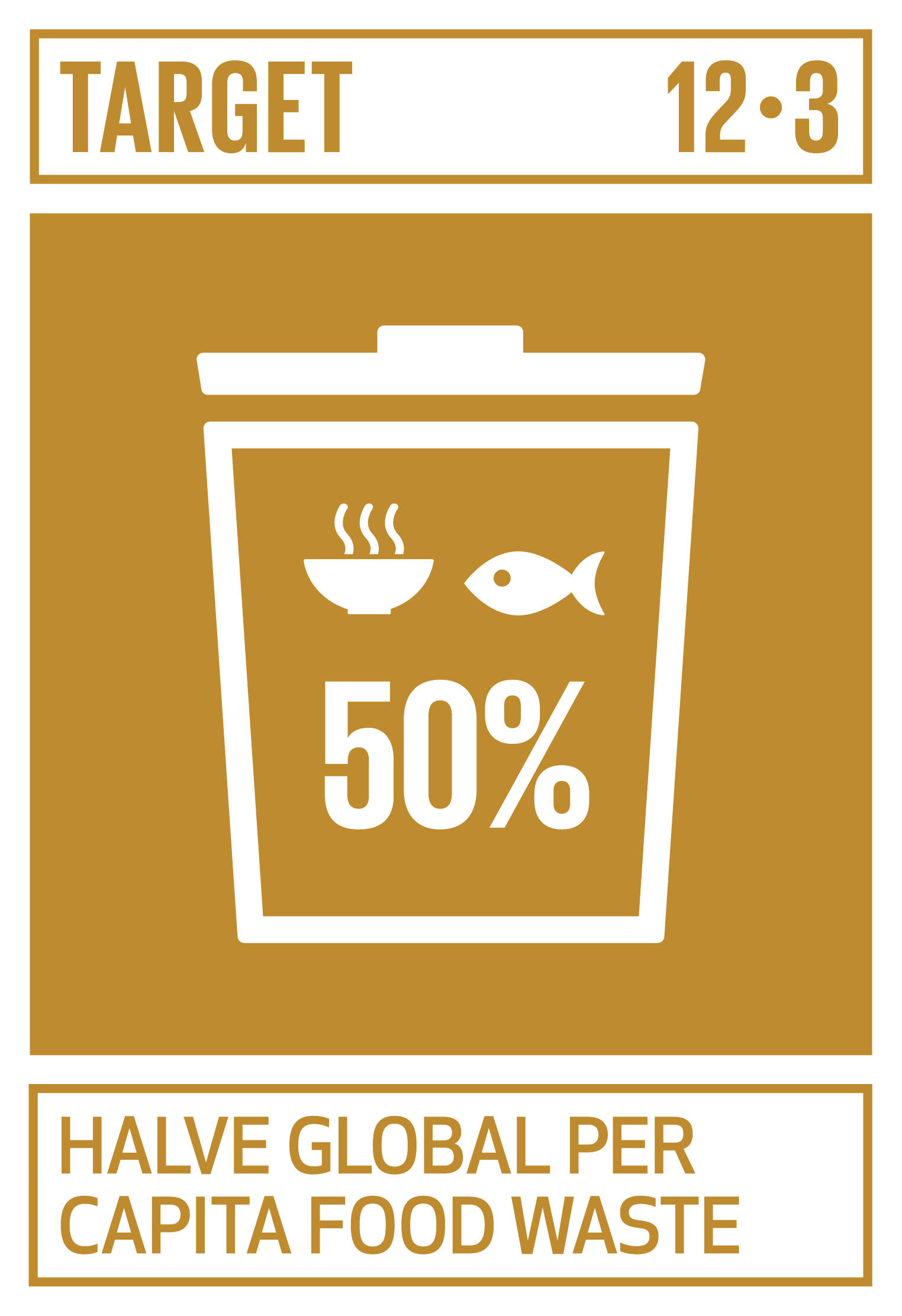 By 2030, halve per capita global food waste at the retail and consumer levels and reduce food losses along production and supply chains, including post-harvest losses.
