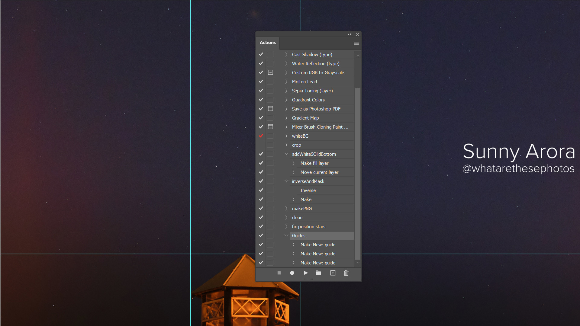 Copy / Paste  Guides or Ruler in Multiple Files – Photoshop Tip