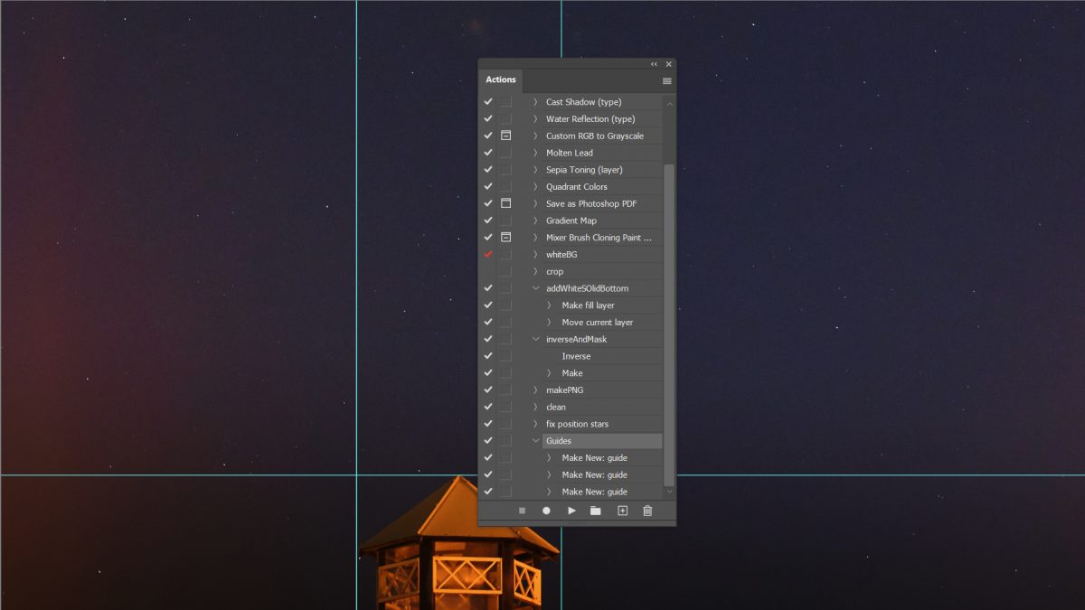 Copy / Paste  Guides or Ruler in Multiple Files – Photoshop Tip